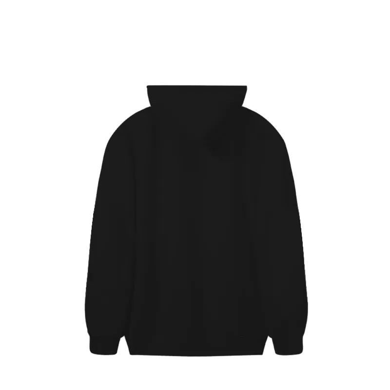 EM Sneakers Sp5der Print Floral Hoodie Black