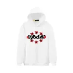 EM Sneakers Sp5der Print Floral Hoodie White