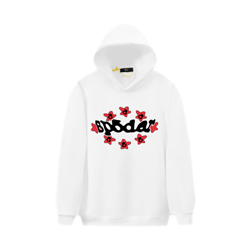 EM Sneakers Sp5der Print Floral Hoodie White