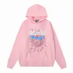 EM Sneakers Sp5der Print Gothic Atlanta Hoodie Pink
