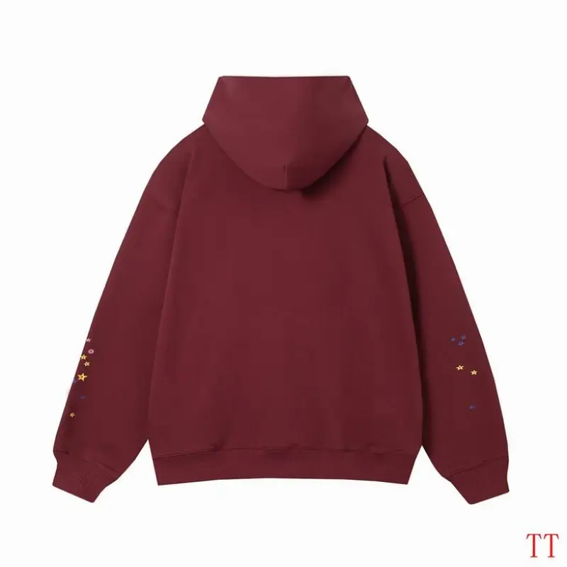 EM Sneakers Sp5der Punk Hoodie Reddish Brown