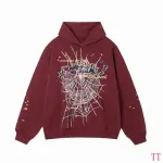 EM Sneakers Sp5der Punk Hoodie Reddish Brown