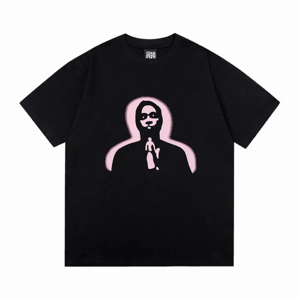 EM Sneakers Sp5der T-Shirt Thug Angel Black & Brown & Navy