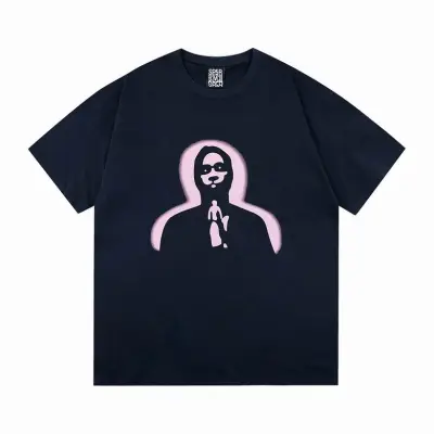 EM Sneakers Sp5der T-Shirt Thug Angel Black & Brown & Navy 02