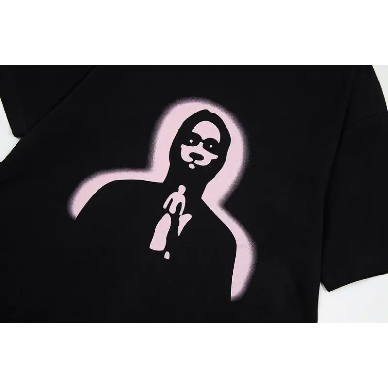EM Sneakers Sp5der T-Shirt Thug Angel Black & Brown & Navy