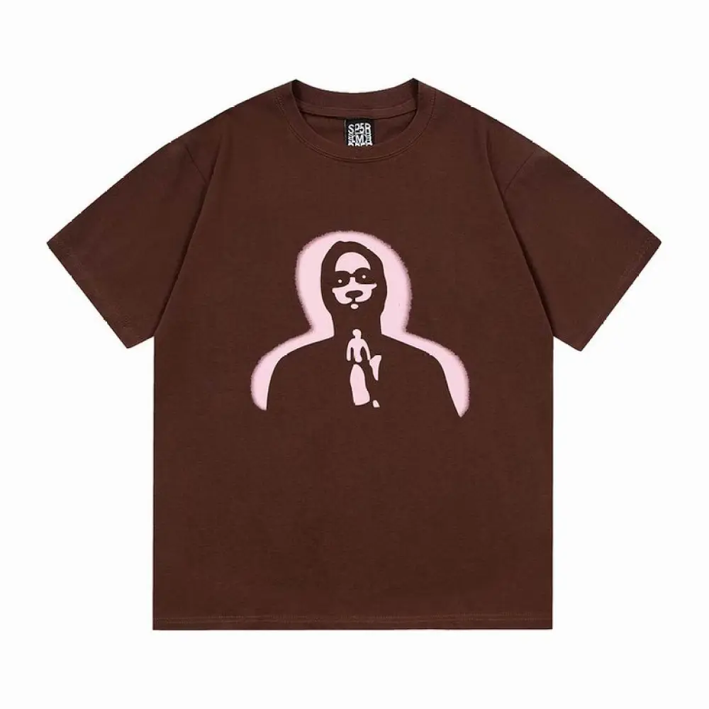 EM Sneakers Sp5der T-Shirt Thug Angel Black & Brown & Navy