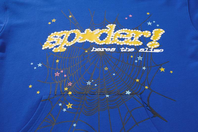 EM Sneakers Sp5der TC Hoodie Blue