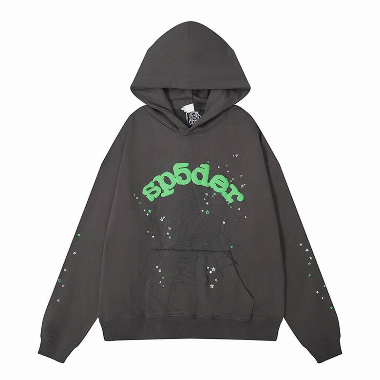 EM Sneakers Sp5der Wait Web Hoodie Slate Grey