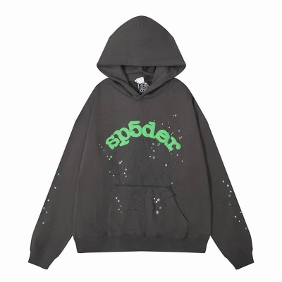 EM Sneakers Sp5der Wait Web Hoodie Slate Grey 01