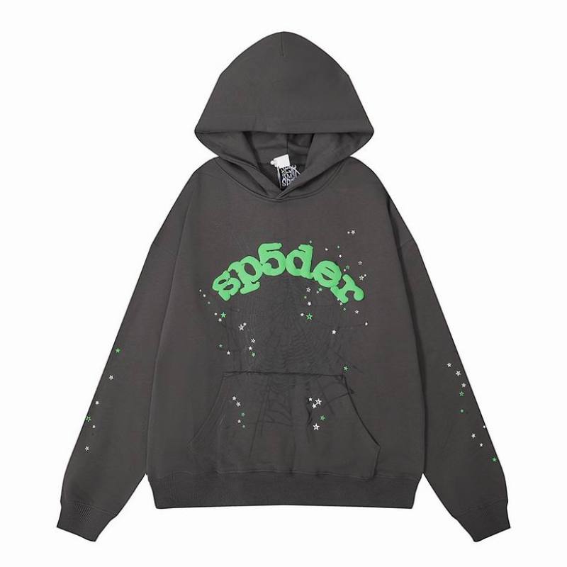 EM Sneakers Sp5der Wait Web Hoodie Slate Grey