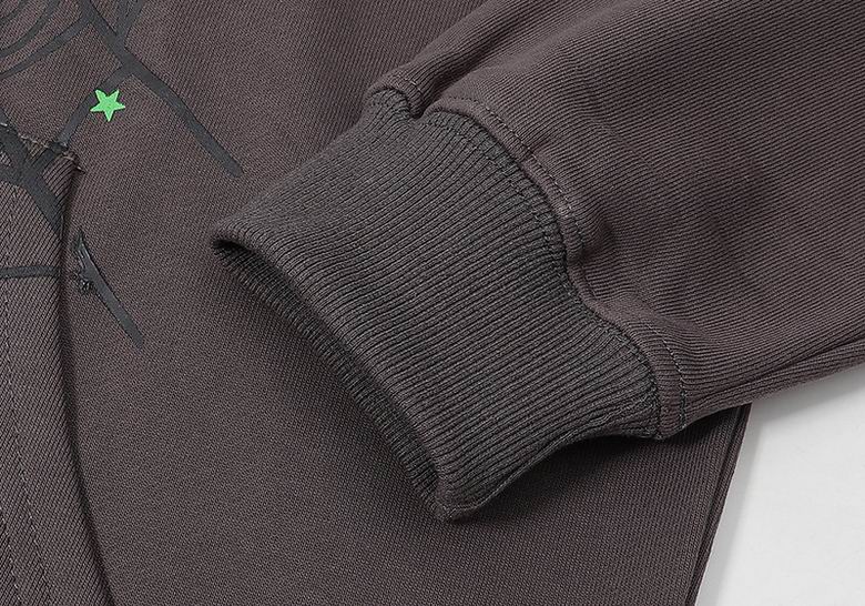 EM Sneakers Sp5der Wait Web Hoodie Slate Grey