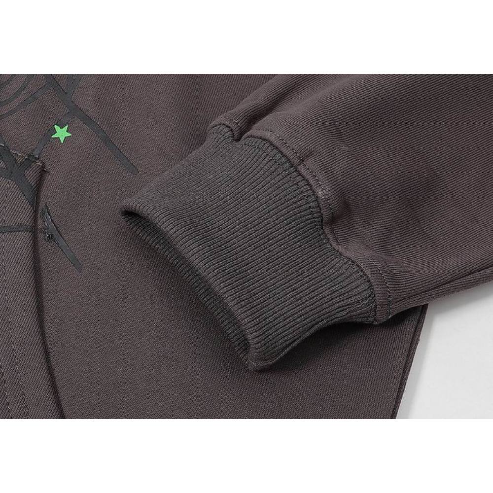 EM Sneakers Sp5der Wait Web Hoodie Slate Grey