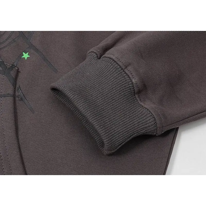 EM Sneakers Sp5der Wait Web Hoodie Slate Grey
