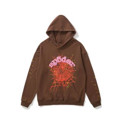 EM Sneakers Sp5der Web Hoodie Brown 01