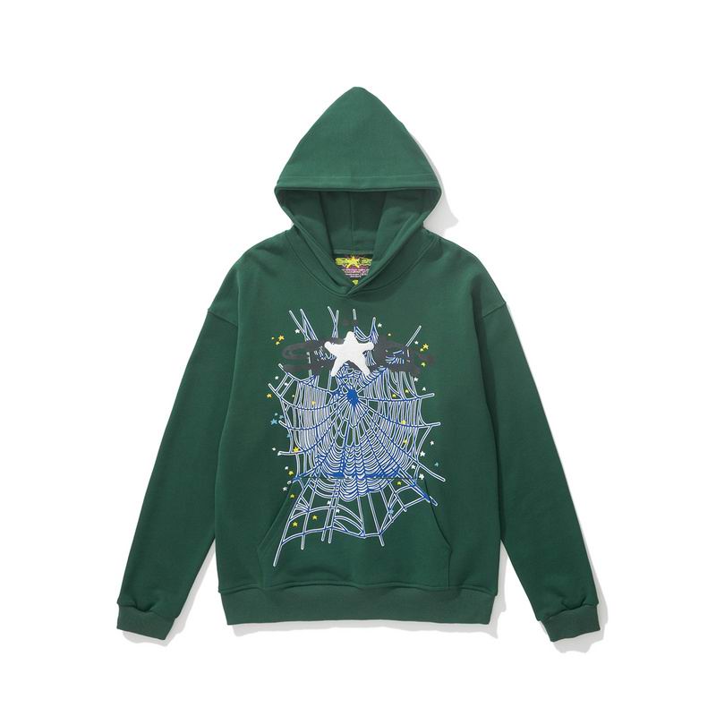 EM Sneakers Sp5der Web Hoodie Hunter Green