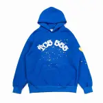 EM Sneakers Sp5der Web Print Gothic TC5 Hoodie Blue