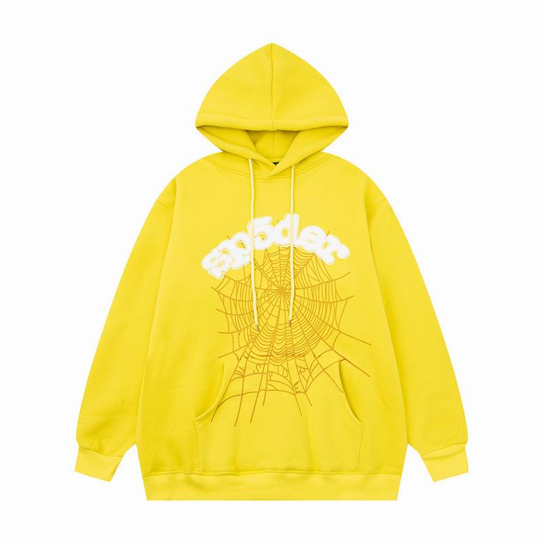 EM Sneakers Sp5der Websuit Hoodie Yellow