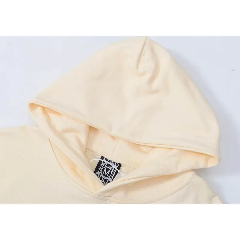 EM Sneakers Sp5der White Letters Red Cobweb Beige Hoodie