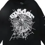 EM Sneakers Sp5der Worldwide Black OG Web Hoodie