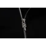 EM Sneakers Chrome Hearts Black Red Cross Logo PrintedZipped Cotton Hoodie