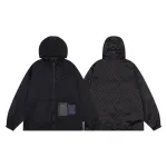 EM Sneakers Louis Vuitton Reversible Monogram Windbreaker Dark Grey