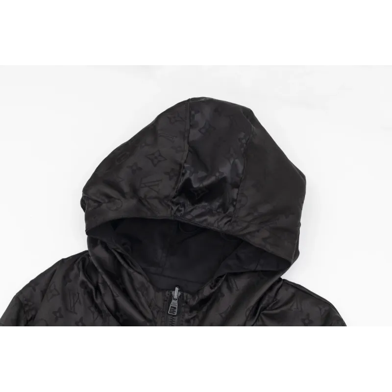 EM Sneakers Louis Vuitton Reversible Monogram Windbreaker Dark Grey
