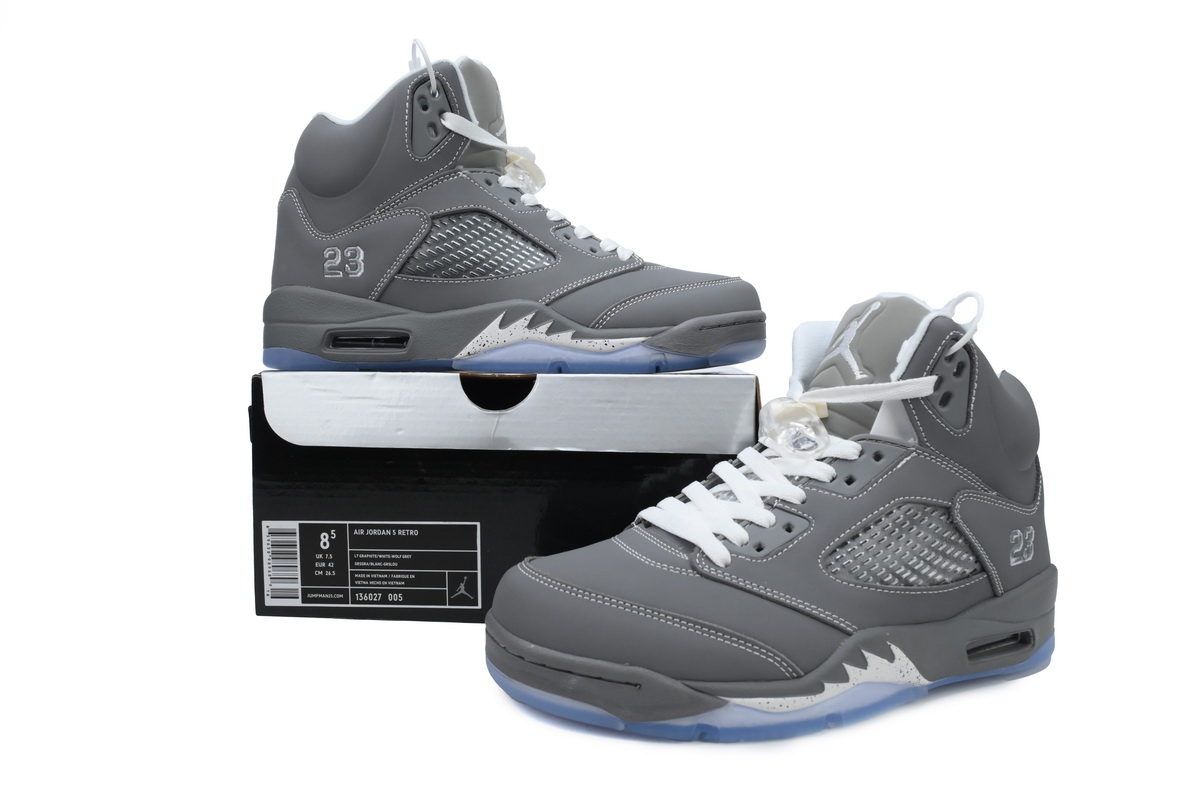 EM Sneakers Air Jordan 5 Retro Wolf Grey