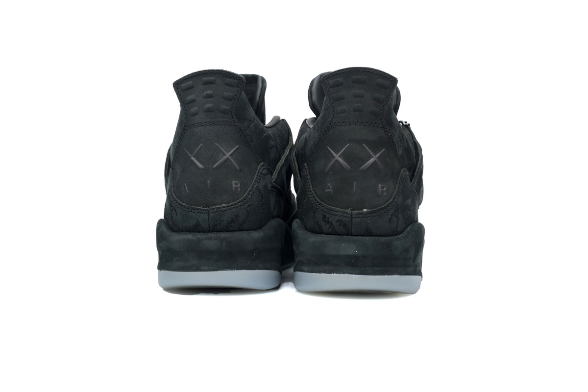 EM Sneakers Air Jordan 4 × KAWS Black