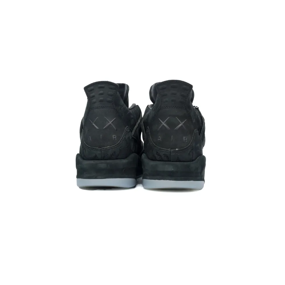 EM Sneakers Air Jordan 4 × KAWS Black