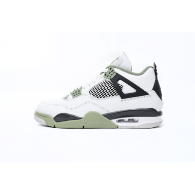 EM Sneakers Air Jordan 4 WMNS Oil Green Seafoam 01