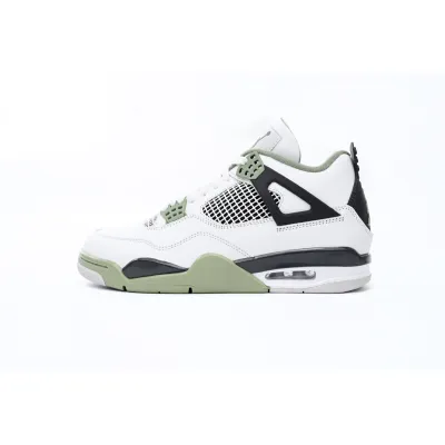EM Sneakers Air Jordan 4 WMNS Oil Green Seafoam 01