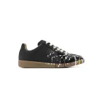 EM Sneakers Maison Margiela Black Paint Replica Sneakers