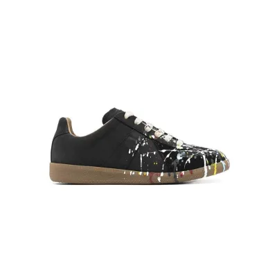 EM Sneakers Maison Margiela Black Paint Replica Sneakers 02