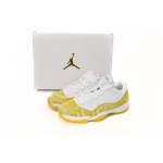 EM Sneakers Air Jordan 11 Retro Low WMNS Yellow Snakeskin