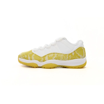 EM Sneakers Air Jordan 11 Retro Low WMNS Yellow Snakeskin 01