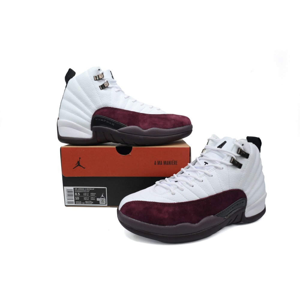 EM Sneakers Air Jordan 12  x A Ma Maniére Retro White