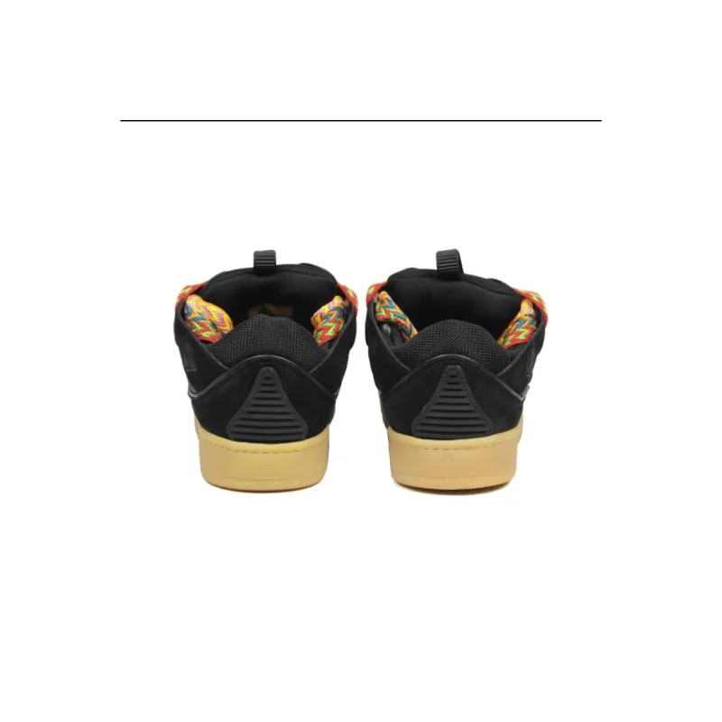 EM Sneakers Lanvin Leather Curb Black