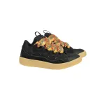 EM Sneakers Lanvin Leather Curb Black