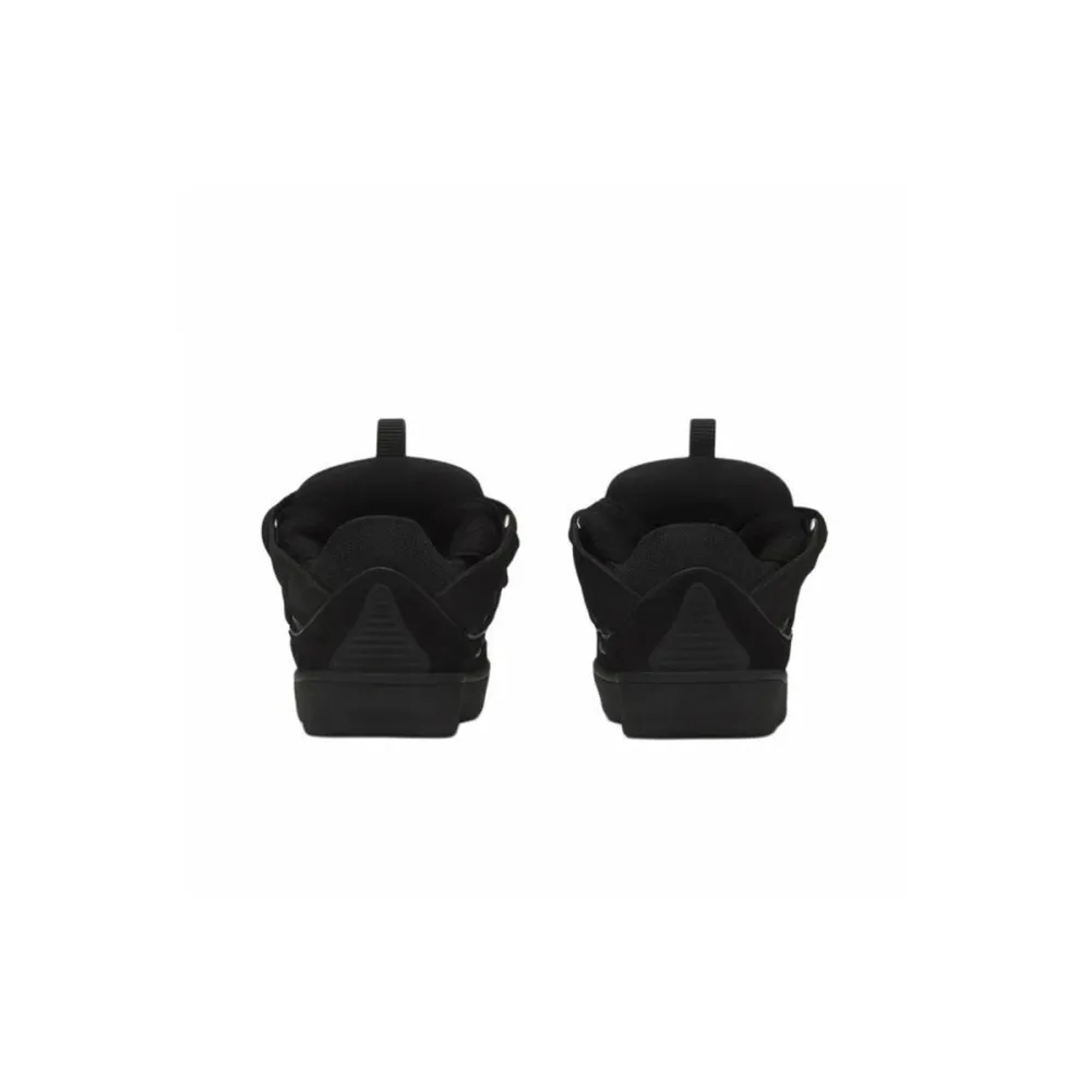 EM Sneakers Lanvin Leather Curb Black Black