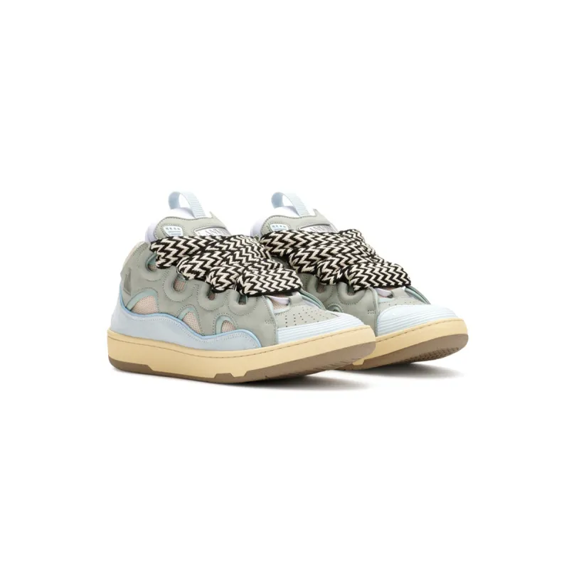 EM Sneakers Lanvin Leather Curb Blue