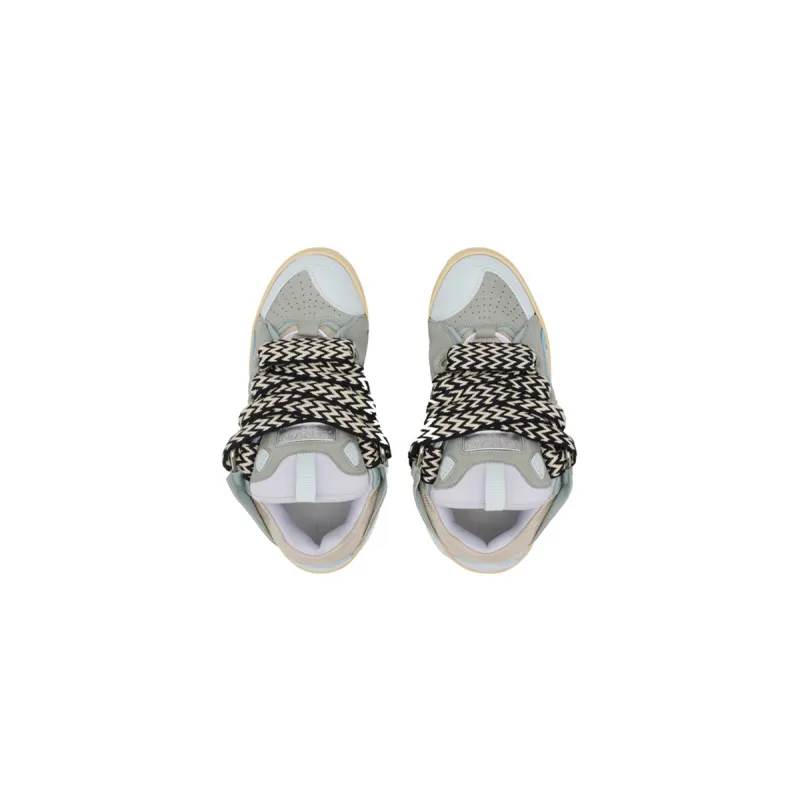 EM Sneakers Lanvin Leather Curb Blue