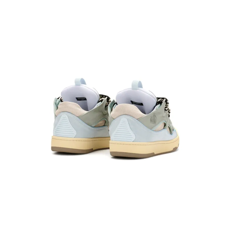 EM Sneakers Lanvin Leather Curb Blue