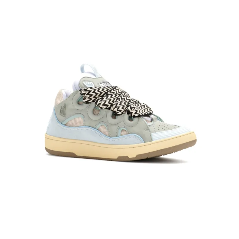 EM Sneakers Lanvin Leather Curb Blue