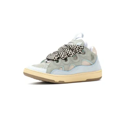 EM Sneakers Lanvin Leather Curb Blue 01
