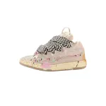 EM Sneakers Lanvin Leather Curb Gallery Dept Pale Pink Multi