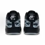 EM Sneakers Nike Air Force 1 Low Black Skeleton Halloween (2019)