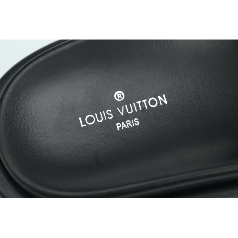 EM Sneakers  Louis Vuitton Pool Pillow Comfort Mules Black Label Denim