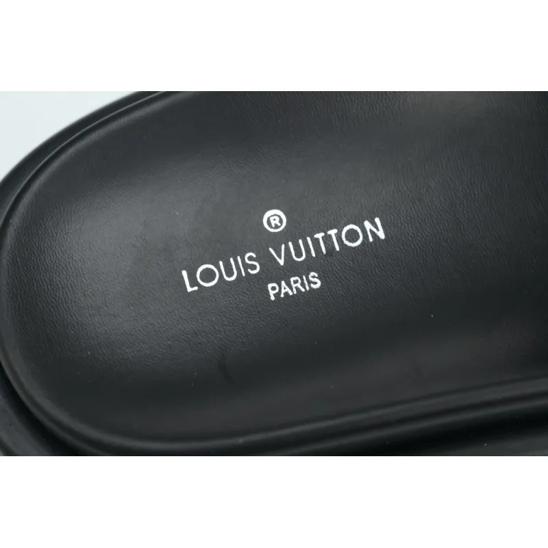 EM Sneakers  Louis Vuitton Pool Pillow Comfort Mules Black Label Denim