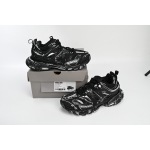 EM Sneakers  Balenciaga Track Sneaker Black and White Painting (Without LED)