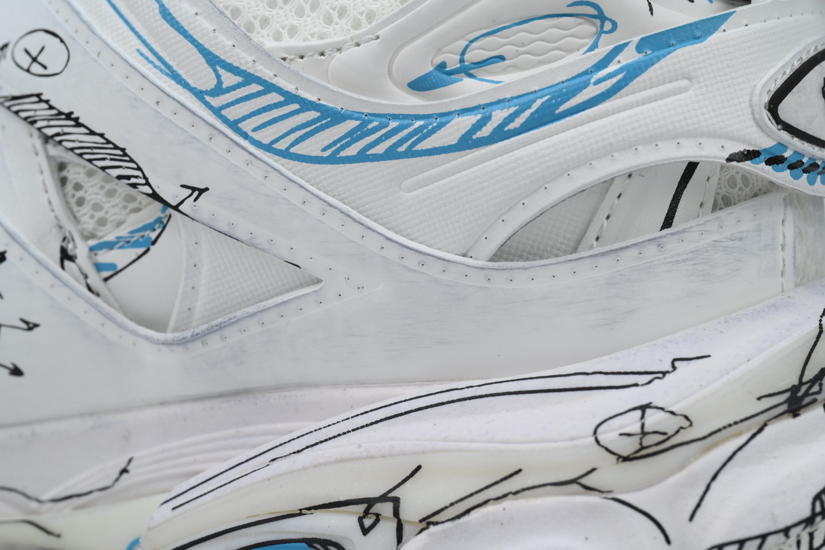 EM Sneakers  Balenciaga Track Sneaker White Blue (Without LED)